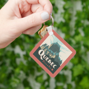 Quebec Canada   Château Frontenac Keychain