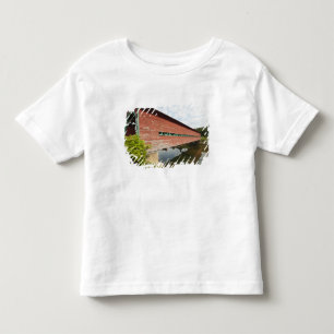 Quebec, Canada. Galipeault covered bridge in Toddler T-shirt