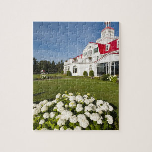 Quebec, Canada. Historic Hotel Tadoussac, 3 Jigsaw Puzzle