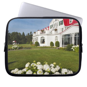 Quebec, Canada. Historic Hotel Tadoussac, 3 Laptop Sleeve