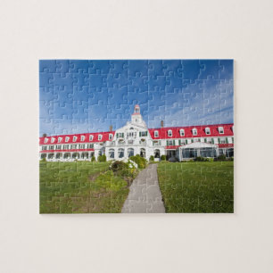 Quebec, Canada. Historic Hotel Tadoussac, Jigsaw Puzzle