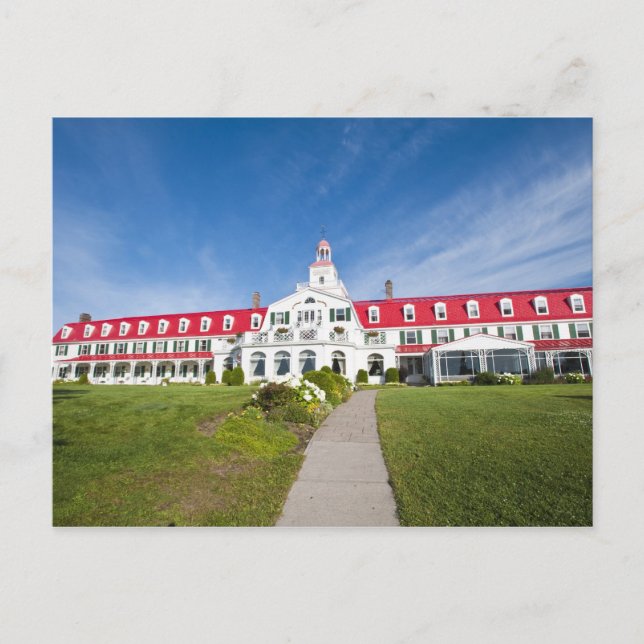 Quebec, Canada. Historic Hotel Tadoussac, Postcard (Front)