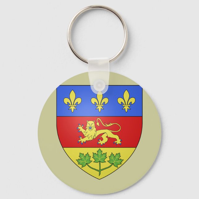 Quebec, Canada Keychain (Front)
