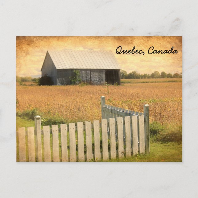 Quebec, Canada postcard (Front)