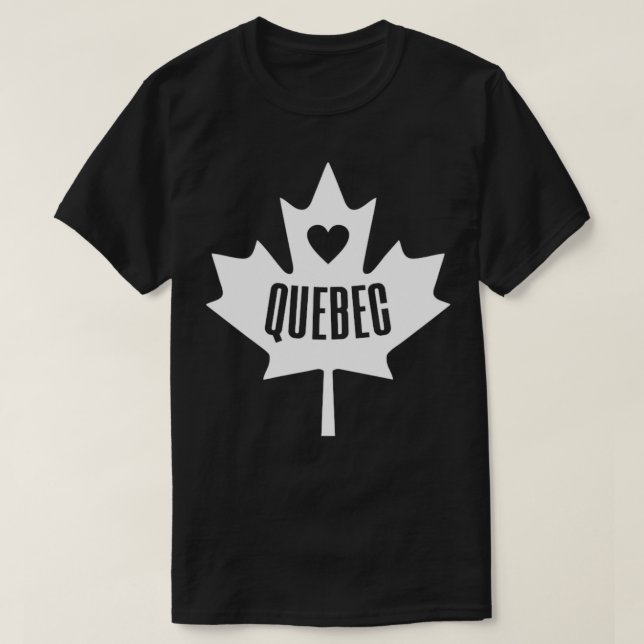Quebec Canada T-Shirt (Design Front)