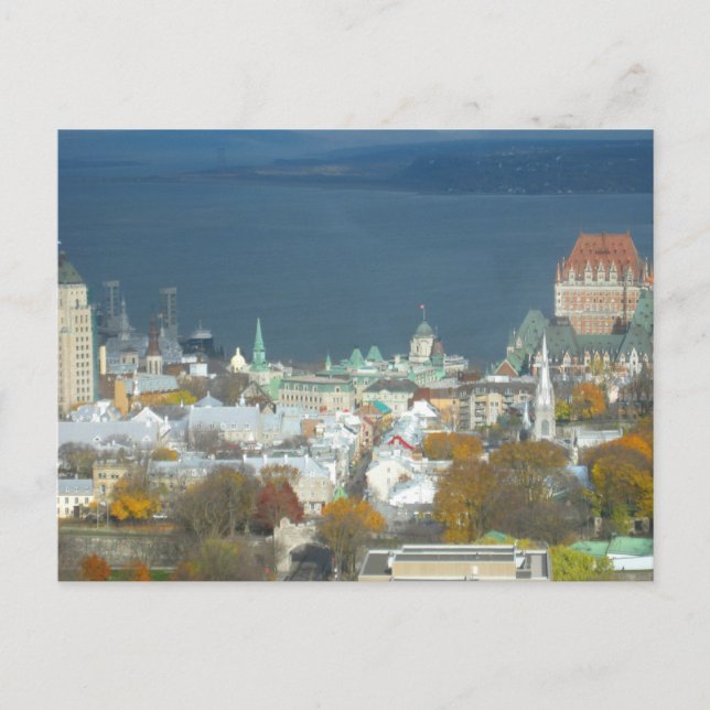 Quebec City Canada Waterfront Postcard (Front)