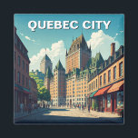 Quebec City Chateau Frontenac Magnet<br><div class="desc">Quebec City is a captivating blend of old-world charm and modern vibrancy. Here's a glimpse: A Step Back in Time: Old Québec: A UNESCO World Heritage Site, this historic district is a treasure trove of cobblestone streets, 17th-century stone buildings, and charming boutiques. Fortifications: Quebec City is the only fortified city...</div>