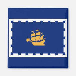 Quebec City Flag (Québec, Canada) Magnet