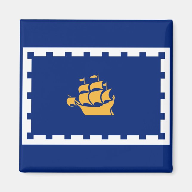 Quebec City Flag (Québec, Canada) Magnet (Front)