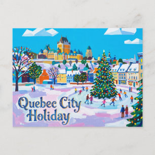 Quebec City Holiday Canada Postcard