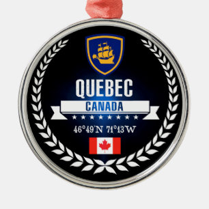 Quebec City Metal Ornament