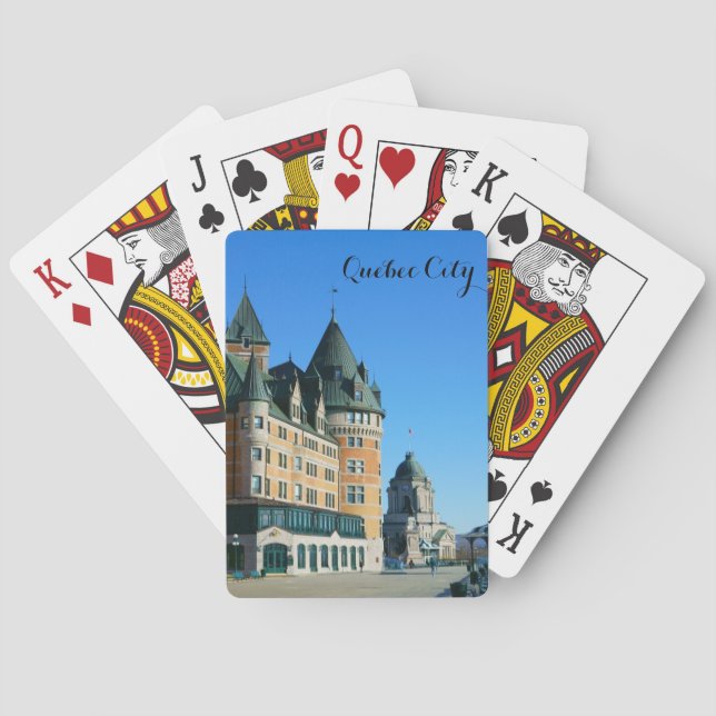 QUEBEC CITY playing cards (Back)
