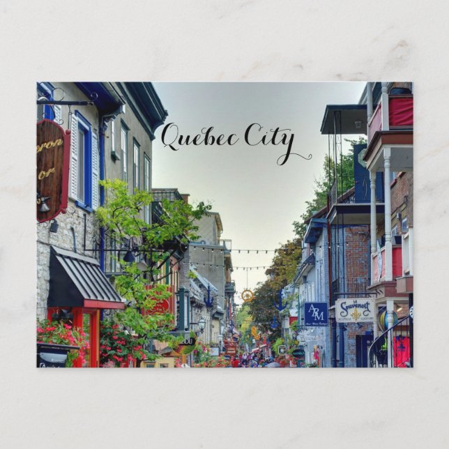 QUEBEC CITY POSTCARD (Front)