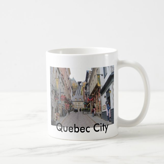 Quebec City Street Coffee Mug (Right)