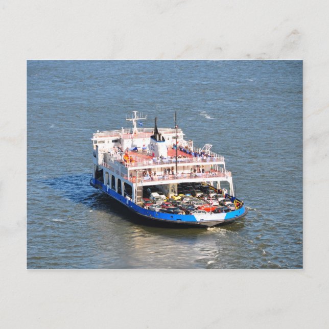 Quebec City to Levis Ferry Boat Postcard (Front)