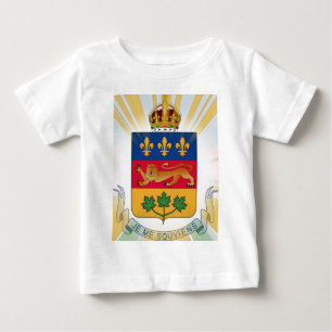 Quebec Coat of Arms Baby T-Shirt