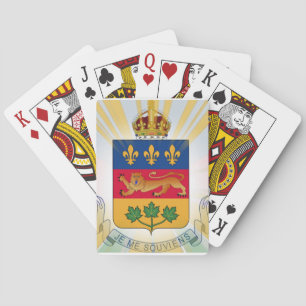 Quebec Coat of Arms Playing Cards