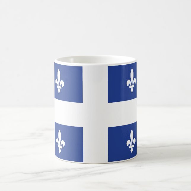 Quebec Flag Coffee Mug (Center)