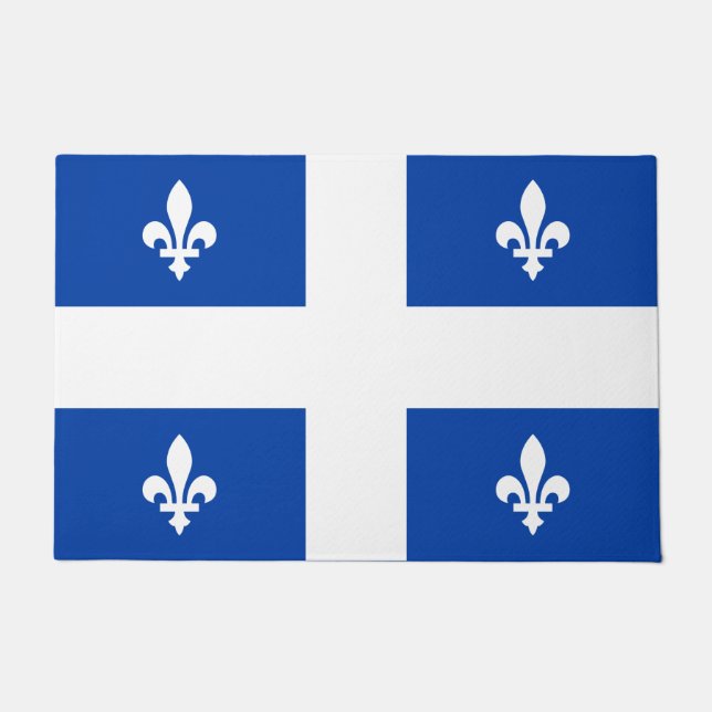 Quebec Flag Doormat (Front)
