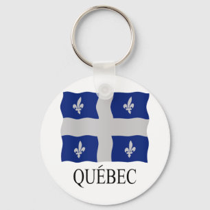 Québec flag keychain