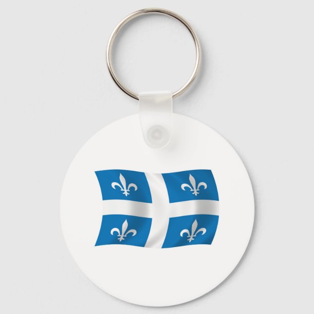 Quebec Flag Keychain (Front)