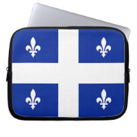 Quebec Flag Laptop Sleeve