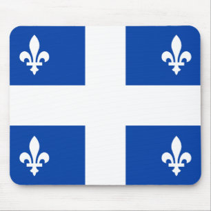 Quebec Flag Mouse Pad