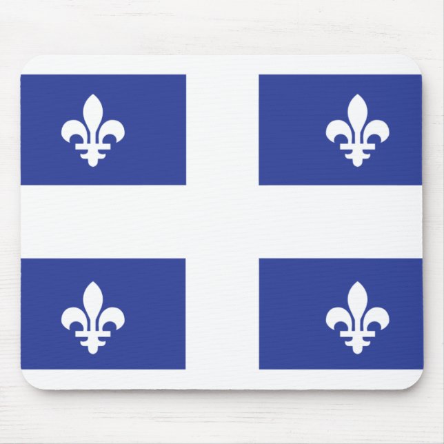 Quebec Flag Mouse Pad (Front)