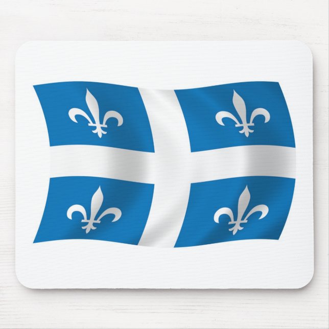Quebec Flag Mousepad (Front)