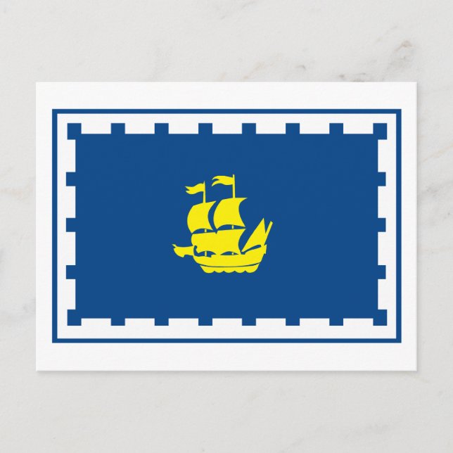 Quebec Flag Postcard (Front)