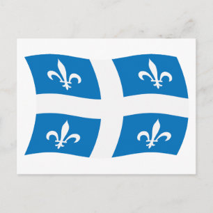 Quebec Flag Postcard