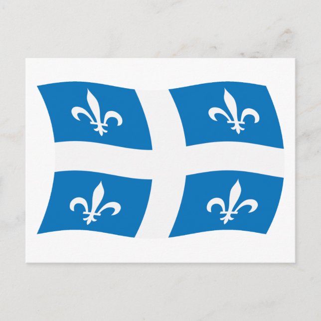 Quebec Flag Postcard (Front)
