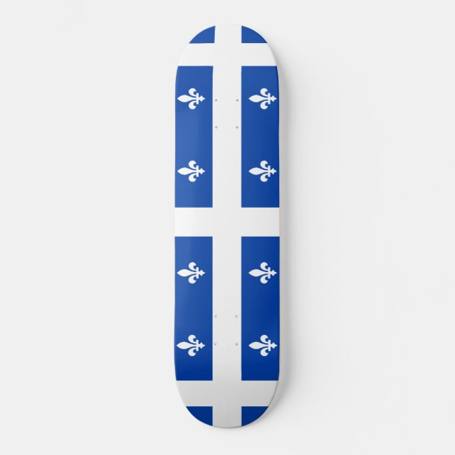 Quebec Flag Skateboard (Front)