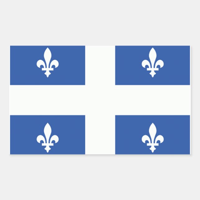Quebec Flag Sticker (Front)