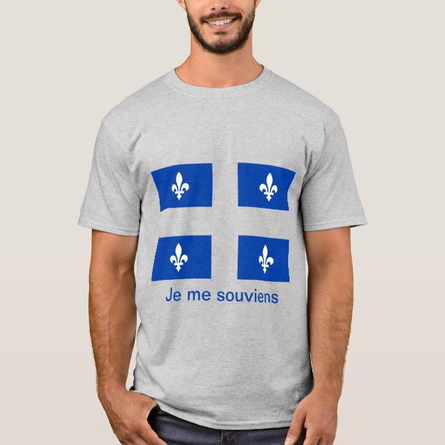 Quebec Flag T-shirt  (Front)
