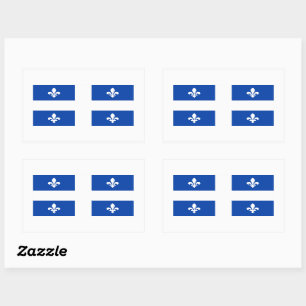 Quebec Flags Graphic Sticker