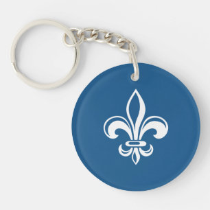 Québec France fleur de lys Français - VOS COULEURS Keychain
