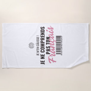 Quebec French Beach Towel