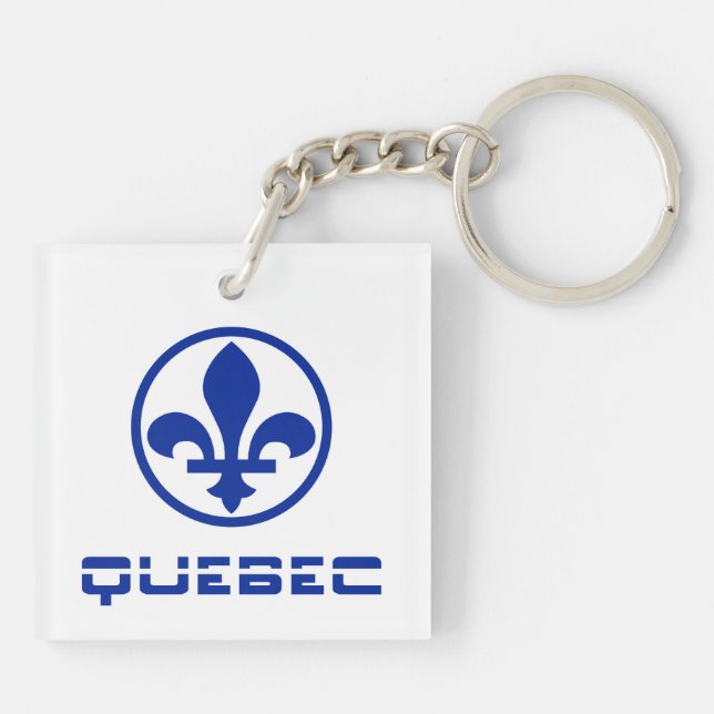 Quebec Keychain (Back)