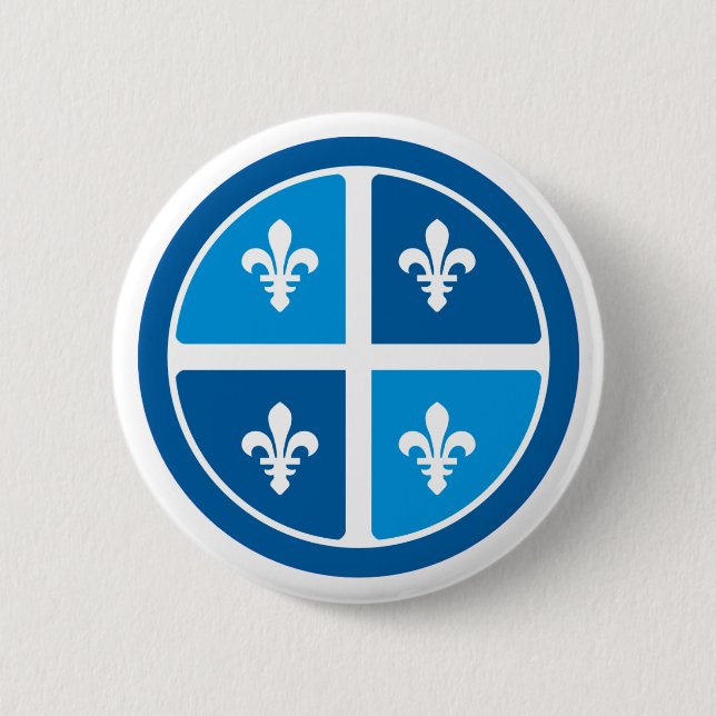 Quebec, La Belle Province 2 Inch Round Button (Front)