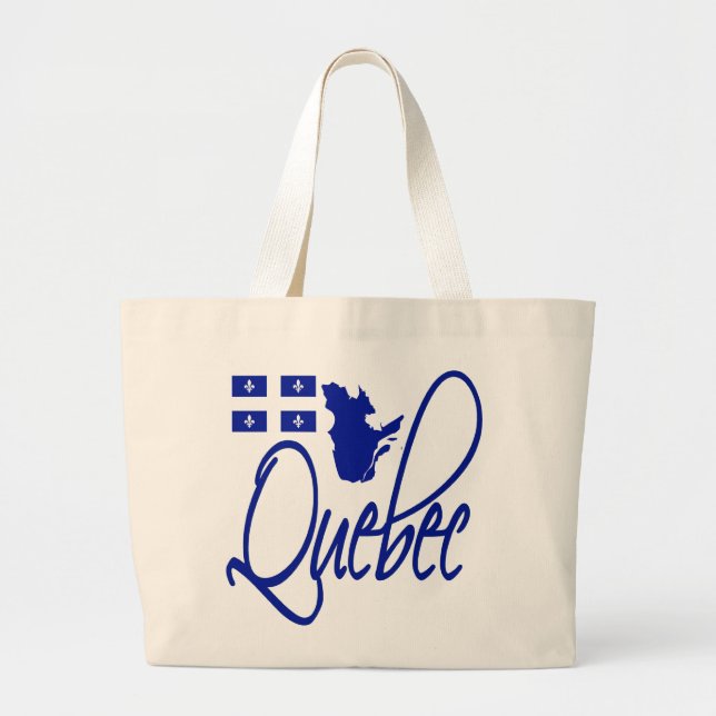 Quebec Large Tote Bag (Front)