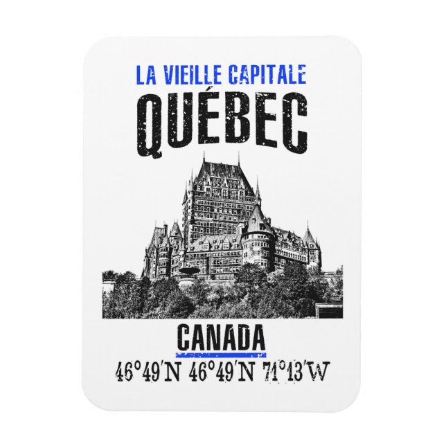 Québec Magnet (Vertical)