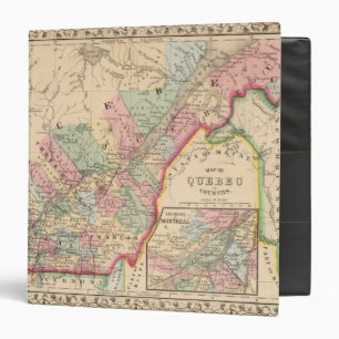 Quebec Map by Mitchell Binder