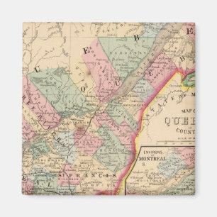 Quebec Map by Mitchell Magnet