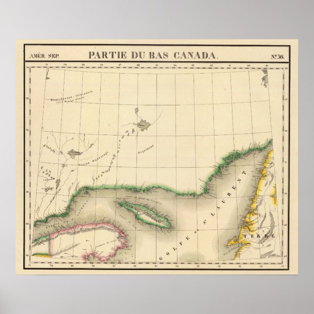 Quebec, Newfoundland Canada 36 Poster (Front)