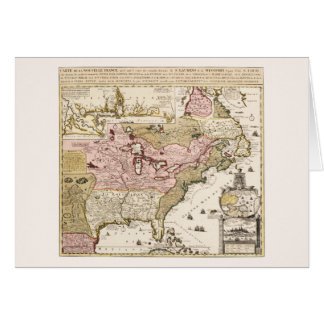 Québec/Nouvelle-France medieval french map America