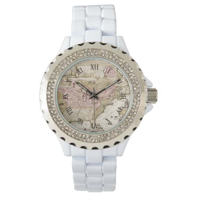 Quebec/Nouvelle-France medieval french map America Watch (Front)