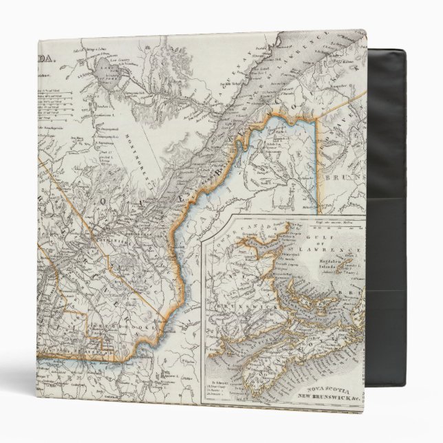 Quebec, Nova Scotia, New Brunswick Binder (Front/Inside)