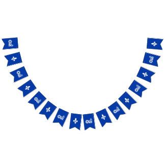 QUEBEC OUI BUNTING FLAGS