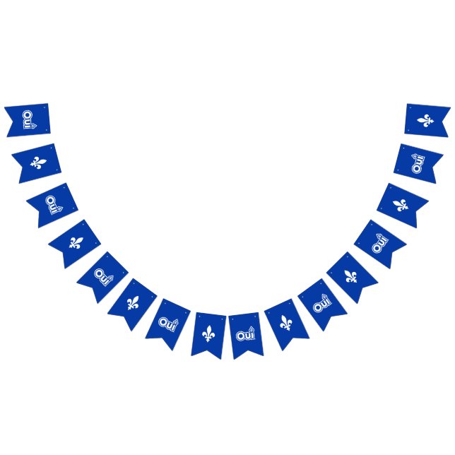 QUEBEC OUI BUNTING FLAGS (All)